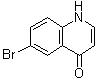 结构式 CAS# 332366-57-1, 6-溴-4(1H)-喹啉酮