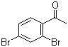 structure of CAS# 33243-33-3, 2',4'-Dibromoacetophenone;1-(2,4-Dibromophenyl)ethanone