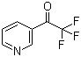 结构式 CAS# 33284-21-8, 3-三氟乙酰基吡啶