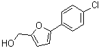 结构式 CAS# 33342-29-9, 5-(4-氯苯基)糠醇