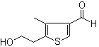 5-(2-羟基乙基)-4-甲基-3-噻吩甲醛分子结构 (CAS 334687-35-3)