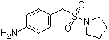 结构式 CAS# 334981-10-1, N-[(4-氨基苯基)-甲基磺酰基]吡咯烷