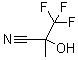 structure of CAS# 335-08-0, 2-Trifluoromethyl-2-hydroxypropionitrile;NSC 120436