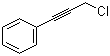 structure of CAS# 3355-31-5, 1-Phenyl-3-chloro-1-propyn;3-Chloro-1-phenyl-1-propyne; 3-Phenylpropargyl chloride