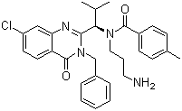 Ispinesib molecular structure (CAS 336113-53-2)