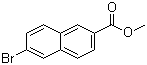 结构式 CAS# 33626-98-1, 6-溴-2-萘甲酸甲酯