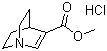 结构式 CAS# 33630-87-4, 1-氮杂双环[2.2.2]辛-2-烯-3-甲酸甲酯盐酸盐