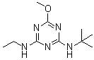 structure of CAS# 33693-04-8, tert-Bumeton;2-Methoxy-4-ethylamino-6-tert-butylamino-s-triazine; 4-(Ethylamino)-2-methoxy-6-(tert-butylamino)-s-triazine; A 2591; Caragard; GS 14259; Karagard; MEBT; Terbumeton; Terbuthylon; Terbutone; Tribunil G 14259