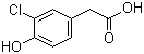 structure of CAS# 33697-81-3, 3-Chloro-4-hydroxyphenylacetic acid
