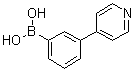 structure of CAS# 337536-25-1, [3-(4-Pyridinyl)phenyl]boronic acid