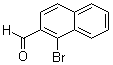 structure of CAS# 3378-82-3, 1-Bromo-2-naphthaldehyde;1-Bromo-2-naphthalenecarboxaldehyde