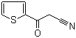 结构式 CAS# 33898-90-7, 2-噻吩甲酰乙腈