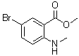 structure of CAS# 33922-96-2, 5-Bromo-N-methylanthranilic acid methyl ester