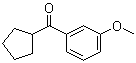 structure of CAS# 339549-67-6, Cyclopentyl(3-methoxyphenyl)methanone