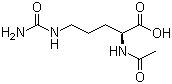 N-乙酰-L-瓜氨酸分子结构 (CAS 33965-42-3)
