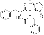 structure of CAS# 3397-32-8, N-Benzyloxycarbonyl-L-phenylalanine N-hydroxysuccinimide ester;Z-L-Phe-OSu; Cbz-L-Phe-OSu
