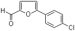 5-(4-氯苯基)糠醛分子结构 (CAS 34035-03-5)