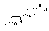 结构式 CAS# 340736-76-7, 4-[5-(三氟甲基)-1,2,4-噁二唑-3-基]苯甲酸