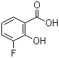 structure of CAS# 341-27-5, 3-Fluoro-2-hydroxybenzoic acid;3-Fluorosalicylic acid; NSC 109100