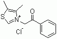 结构式 CAS# 341028-37-3, 4,5-二甲基-3-(2-氧代-2-苯基乙基)噻唑鎓氯化物