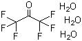 structure of CAS# 34202-69-2, Hexafluoroacetone trihydrate;Hexafluoro-2-propanone trihydrate; Perfluoroacetone trihydrate