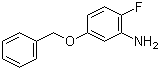 structure of CAS# 342042-82-4, 5-(Benzyloxy)-2-fluoroaniline