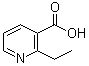 结构式 CAS# 3421-76-9, 2-乙基烟酸