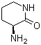 结构式 CAS# 34294-79-6, (S)-3-氨基哌啶-2-酮