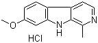 结构式 CAS# 343-27-1, 盐酸去氢骆驼蓬碱