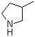 structure of CAS# 34375-89-8, 3-Methylpyrrolidine