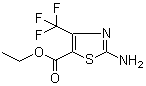 structure of CAS# 344-72-9, Ethyl 2-amino-4-(trifluoromethyl)thiazole-5-carboxylate;NSC 4465; 2-Amino-4-(trifluoromethyl)-5-thiazolecarboxylic acid ethyl ester