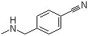N-甲基-4-氰基苄胺分子结构 (CAS 34403-48-0)