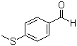 4-(甲基巯基)苯甲醛分子结构 (CAS 3446-89-7)