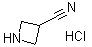 structure of CAS# 345954-83-8, 3-Cyanoazetidine hydrochloride;3-Azetidinecarbonitrile monohydrochloride