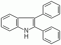structure of CAS# 3469-20-3, 2,3-Diphenylindole;2,3-Diphenyl-1H-indole; NSC 17363