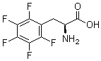 structure of CAS# 34702-59-5, 2,3,4,5,6-Pentafluoro-L-phenylalanine;L-2,3,4,5,6-Pentafluorophenylalanine