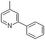 structure of CAS# 3475-21-6, 4-Methyl-2-phenylpyridine;2-Phenyl-4-picoline; 2-Phenyl-4-methylpyridine