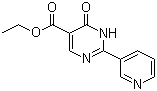 structure of CAS# 34750-63-5, 1,6-Dihydro-6-oxo-2-(3-pyridinyl)-5-pyrimidinecarboxylic acid ethyl ester;4-Hydroxy-2-(pyridin-3-yl)pyrimidine-5-carboxylic acid ethyl ester