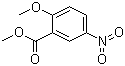 结构式 CAS# 34841-11-7, 2-甲氧基-5-硝基苯甲酸甲酯