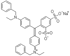 structure of CAS# 3486-30-4, Acid Blue 7;Duasyn Acid Blue A 01; Dycosacid Blue A; Erio Glaucine X; Erio Glaucine XS; Ext D and C Blue No. 3