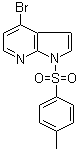 结构式 CAS# 348640-07-3, 4-溴-1-对甲苯磺酰-7-氮杂吲哚