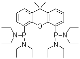 结构式 CAS# 349100-75-0, P,P'-(9,9-二甲基-9H-呫吨-4,5-二基)双[N,N,N',N'-四乙基-亚膦酸二酰胺]