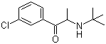 Bupropion molecular structure (CAS 34911-55-2)
