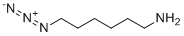 structure of CAS# 349553-73-7, 6-Azidohexan-1-amine