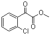 structure of CAS# 34966-49-9, Methyl (2-chlorophenyl)oxoacetate;2-Chloro-alpha-oxobenzeneacetic acid methyl ester