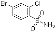4-Bromo-2-chlorobenzenesulfonamide molecular structure (CAS 351003-59-3)