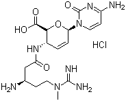 结构式 CAS# 3513-03-9, 灭瘟素 S 盐酸盐
