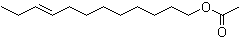 结构式 CAS# 35148-19-7, (E)-9-十二碳烯-1-醇乙酸酯