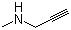 N-Methylpropargylamine molecular structure (CAS 35161-71-8)