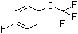 4-三氟甲氧基氟苯分子结构 (CAS 352-67-0)